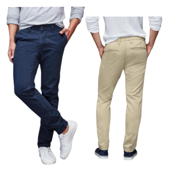 100% Cotton Mens Chino Mens Khaki Chino Pants Mens Slim Chino