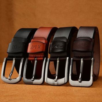Grain Cowhide Leather Belt