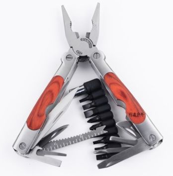 18 in 1 Multifunctional Combination Plier Min Folding Plier Multi Tool Plier for Camping Hiking