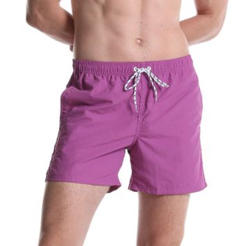 2121 100%Nylon Pockets Men Gym Beach Shorts Stretch Swim Shorts Surf Board Shorts