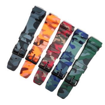 22Mm Rubber Silicone Camo Camouflage Watch Band