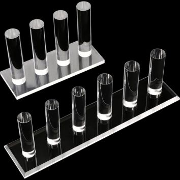 2 Pieces Acrylic Ring Display Holder