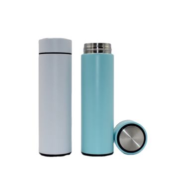304 Stainless Steel Double Wall Vacuum Insulated Tea Mug Infuser Vacuum Tumbler with Tea Filter