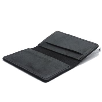 8035 Slim Handmade Leather Card Holder Wallet for Men