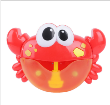 Abs Material Kids Play Crab Toys Bubble Bath Toy Blower for Child with Strong Suction