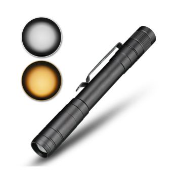 Aluminium Checking Pocket Clip Diagnostic Tools Light Medical Pen Torch Flashlight Mini Led Penlight for Doctor Nurse