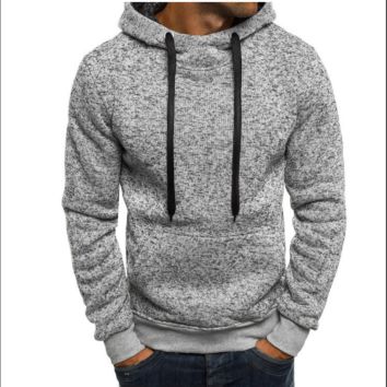 Anti-Wrinkle Black Basic Autumn Pullover Hoodies Sweatshirts