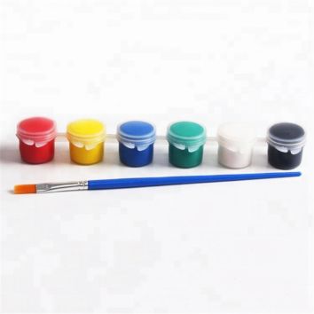 Astm D4236 Certificates Acrylic Paint Pots Strip 5Ml with Paint Brush