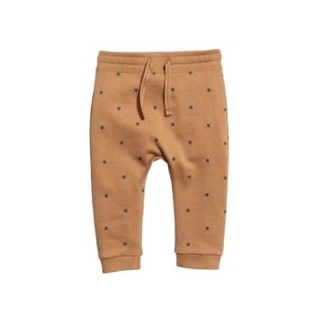 Baby Boys Girls Knit Cotton Star Printed Drawstring Pants