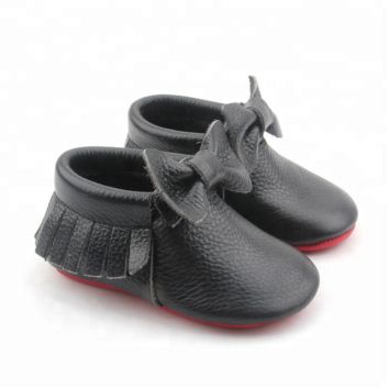 Wholesale Baby Moccasins Leather Red Bottom Baby Casual Shoes