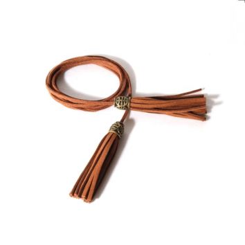 Beautiful Leather Tassel Rope Trims for Clothing