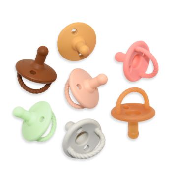 Bpa Free Natural Rubber Pacifier Set Customize Silicone Newborn Pacifiers Sweetie Soother Baby Pacifier