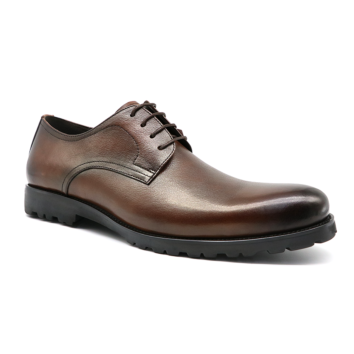 Brogue Dress Shoes & Oxford Leather Shoes for Men Genuine Leather Office Shoes in the Workplace