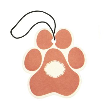 Cartoon Dog Paw Design Cute Long Lasting Scents Fragrance Perfume Paper Car Air Fresheners Manufacturers