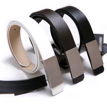 Casual Waist Leather Man Belt For