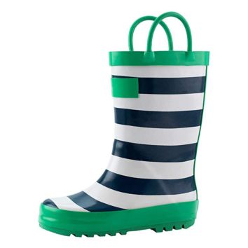 Classic Pattern Multiple Colors and Sizes Available Children Waterproof Rubber Rain Boots for Kids