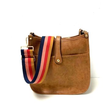 Color Messenger Crossbody Bag for Women and Girls Spring and Vintage Vegan Leather Bag