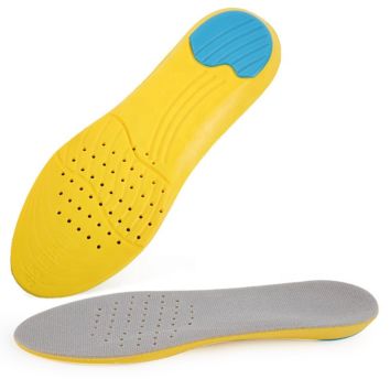 Deodorant Shock Absorption Cushion Foot Care Soft Pads Silicone Gel Insoles Pu Foam Shoes Sole Sport