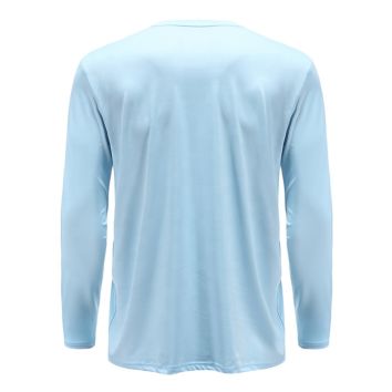 Design Logo Polyester Spandex Men's Long Sleeve Performance Shirts