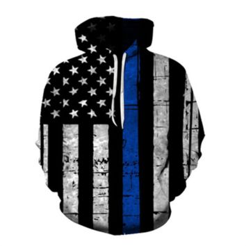 Design Logos Mens Hoodie American Flag 3D Hoodies