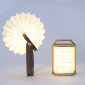 Design Minimalist Portable Textured Lamp Modeling and Diverse Led Hand Lamp Lantern Usb Led Foldable Night Light