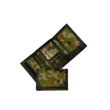 Design Polyester Army Camouflage Wallet for Boys