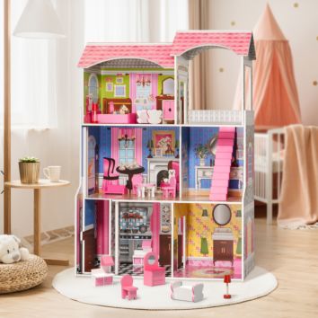 Design Toddler Montessori Furniture Wooden Role Play Kitchen Set for Kids Birthday&Christmas