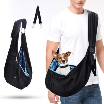 Designer Pet Sling Carrier Shoulder Bag Pet Dog Sling Dog Carrier Bag Cat Carrying Carrier Cat Bag