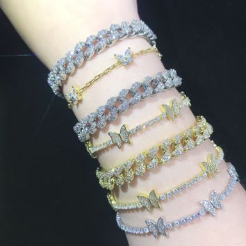 Diamond Jewelry Butterfly Bracelets