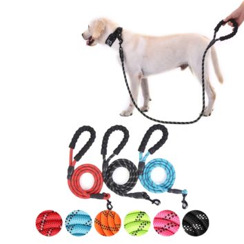 Dog Leash Muti-Color Practical Heavy Strong Duty Big Nylon Material Luxury Dog Leash