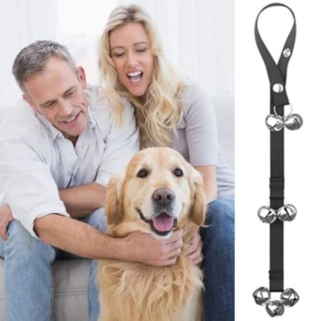 Dog Training Bell Pet Training Out Alarm Bell Rope Guide Dog Doorbell Dog Door Bell
