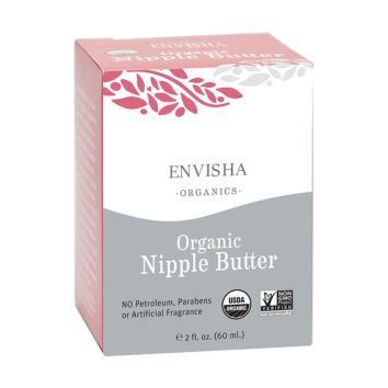 Envisha Moisturising Nipple Butter Organic Breast Nipple Cream for Breastfeeding
