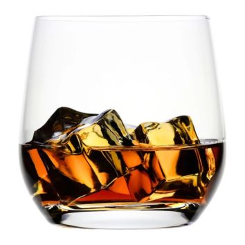 European Crystal Whisky Old Fashioned Rock Glass Classic Minimal Design Handmade Whiskey Tumbler Glasses Spirits Liquor Cup