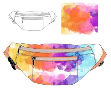 Fanny Pack Waist Bag Waterproof Waists Bag for Women Kid Men Fanny Pack Print Logo Sports Fanny Pack Waist Pouch