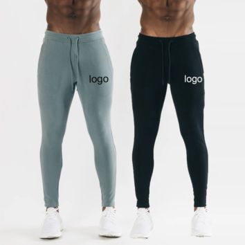 Fitness Jogging Pants Mens Elastic Workout Joggers Sweatpants Sports Pants