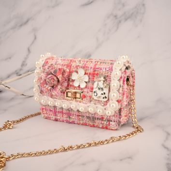 Flowers Accessories Designer Messenger Cute Girls Shoulder Female Bags Handbag
