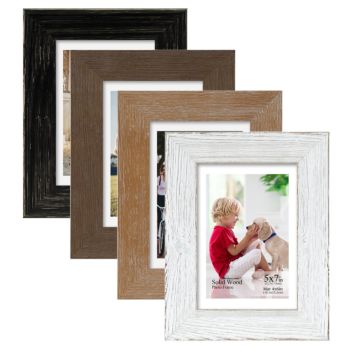 Frame Natural Wood Picture Photo Painting Frame Handmade Rustic Wooden Photo Frames Retro Style 6/7/8/10 Inches