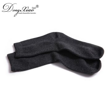 Funky Plain Wool Cashmere Solid Color Ankle Socks for Men