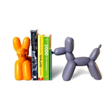Funny Balloon Dog Ornaments Sculpture Figurine Bookend Desk Decor Pieces Color Accept