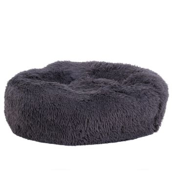 Grey Color Style Dog Plush Pet Soft Warm Dog Bed for Sleeping