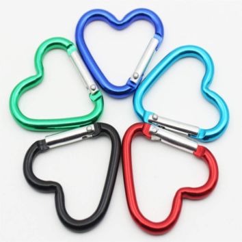 Heart Shaped Gift Aluminum Alloy Carabiner Hook