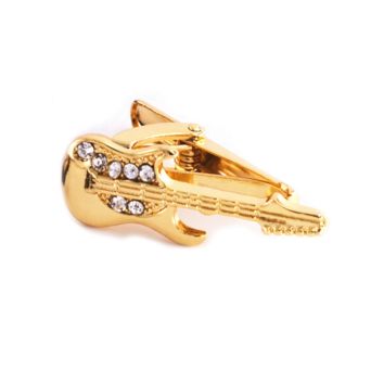 Hibos Acrylic Diamond Gold Tie Bar Customized Tie Clip