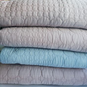 Home 100% Cotton Thin King Quilted Quilt