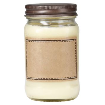 Honeysuckle Scented 16Oz Mason Jar Candle 100% Soy Aromatherapy Private Label