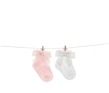 Ins Style Bow Combed Cotton Antiskid Novelty Baby Mesh Princess Socks
