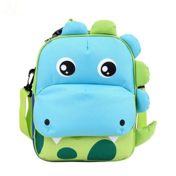 Insulated Kids Lunch Box Warmer Bag, School Toddler Thermal Lined Cooler Backpack for Boys Girls
