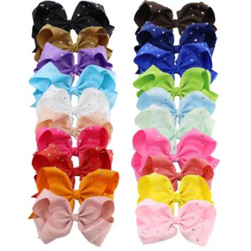 Jojo Siwa Hair Bows 8 Inch Hair Bows for Girls Designer Different Colors Ribbon 8Inch Hair Bow
