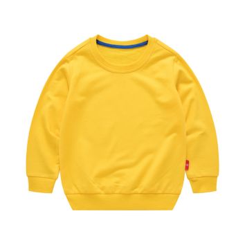 Kid 11 Colors Children Plain Hoodies for Kids Pullover Boys Hoodies No Pocket Sweater