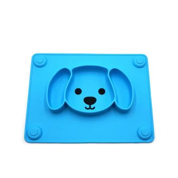 Kids Feeding Mat, Toddlers Placemat,Baby Silicone Strong Suction Plates