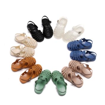 Kids Shoes Pvc Jelly Sandals Toddler Shoes Soft Sole Girls Baby Boys Flat Jelly Sandals